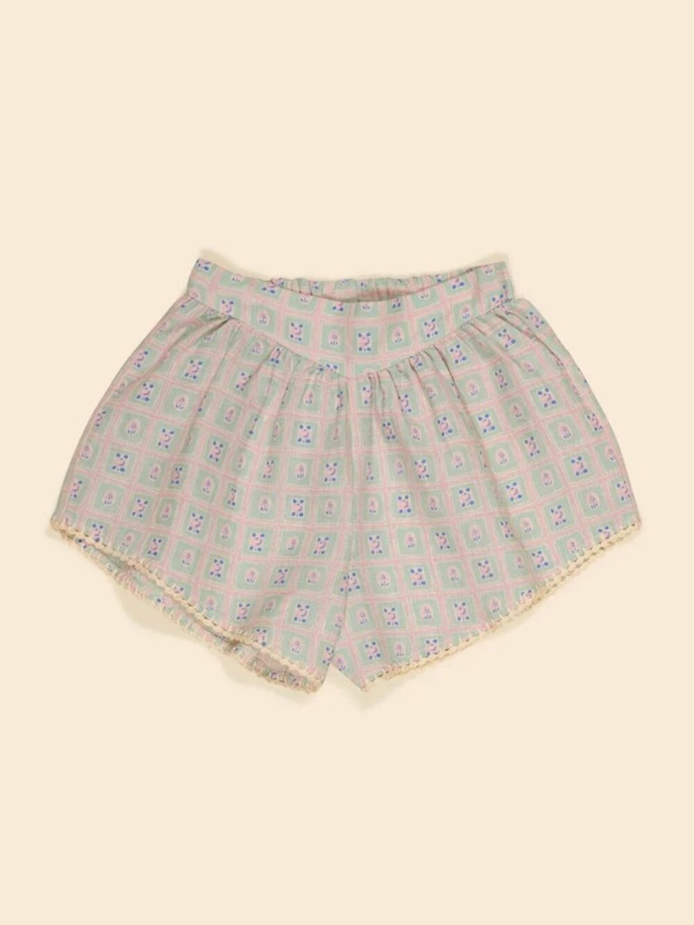 Apolina Girls 5-7Y Short, Rosepanel Mint